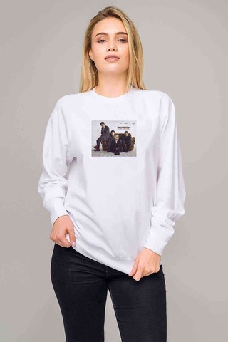 The Cranberries Baskılı Beyaz Kadın Sweatshirt