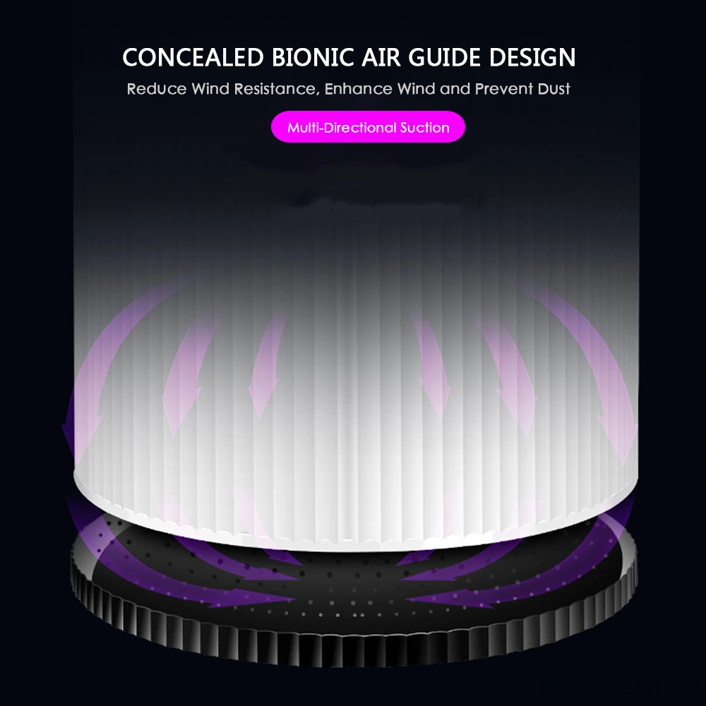 Qingmipy Usb Elektrikli Isı Işıklı Kovucu, Dokunmatik Kontrol, Sessiz Çalışma, Güçlü Vortex Emme, Mwd008 Modeli - Ev İçi Mutlaka