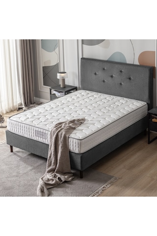 Us.Sleeping Us. Sleeping Full Ortopedik Grey Yayli Yatak 150 X 200