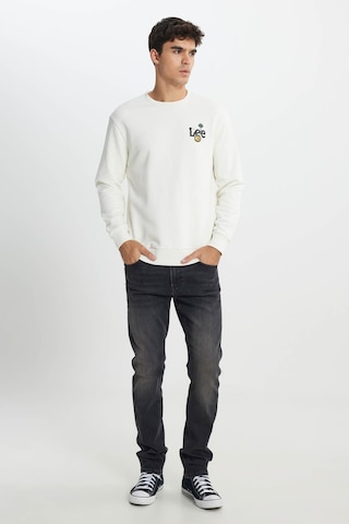 Lee Regular Fit Normal Kesim Bisiklet Yaka Ekru Sweatshirt L242503104 Ekru