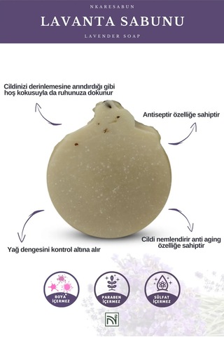 Nkare Lavanta Sabunu 100 Gr--lavender Soap