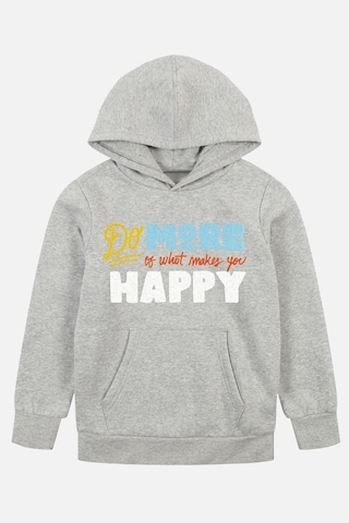 Fyk Kids 2'li Erkek Çocuk Baskılı Cepli Sweatshirt Siyah - Gri5
