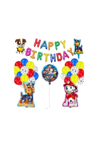Çocuk Partisi Balonu Arch Paw Patrol - Doğum Günün Kutlu Olsun