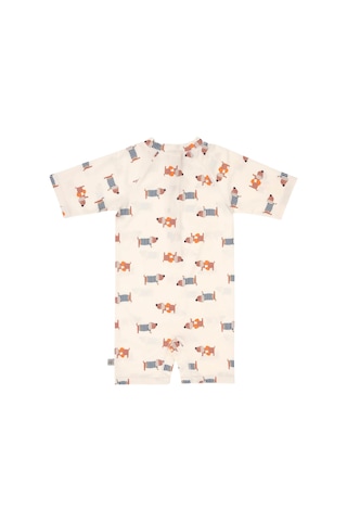 Lassig Uv Korumalı Mayo Beach Dog Orange Dark Sea Çok Renkli