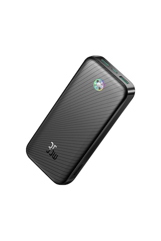 Rocoren 20000mah 35w Powerbank Pd Hızlı Şarj, 3 Çıkışlı Usb-c + Çift Usb-a Tablet Ve Telefonlarla Uyumlu Taşınabilir Şarj Cihazı Siyah