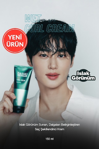 Islak Görünüm Sunan, Dalgaları Belirginleştiren Saç Şekillendirici Krem Dashu Daily Wet Curl Cream