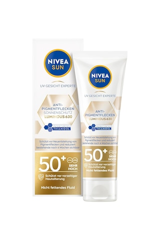 Nivea Sun Luminous630 Leke Karşıtı Güneş Koruyucu Yüz Kremi 40 Ml, Spf50, Hyalüronik Asit, E Vitamini, Uva/uvb Sku: Smg8690010408150 Açık Bej