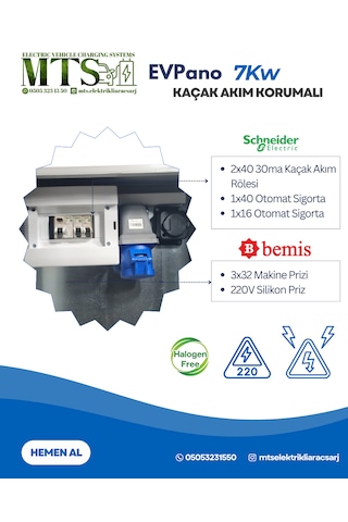 7 Kw 3/32 Schneider Monofaze Kaçak Akım Roleli 60 40 20 Cm İp66 Halogen Free Kombinasyon Kutusu Panosu Seyyar Taşınabilir Elektrikli Araç Şarj Cihazları İçin Kullanıma Hazır Tesla Mavi Adaptör Uyumlu 7kw 3.5 Kw 7,4 KW