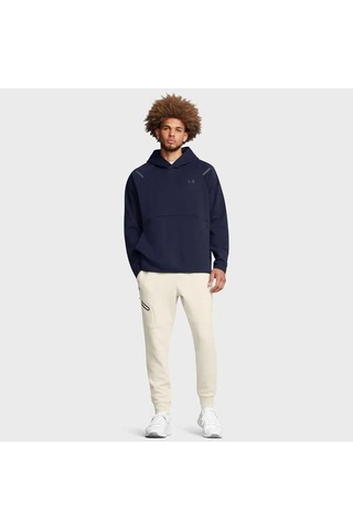 Under Armour Unstoppable Fleece Joggers Erkek Beyaz Polo Yaka Tişört