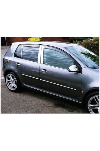 Vw Golf 5 Krom Cam Çıtası 4 Prç. 2004-2009 P. Çelik