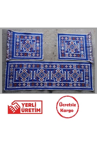 Oto Koltuk Kilim Seti - Çift Yön Ön Ve Arka Koltuk 3 Parça Takım
