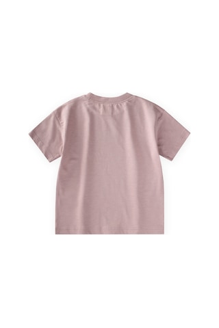 Cigit Slogan Baskılı T-shirt 2-10 Yaş Leylak