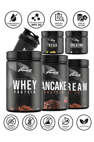 Full Paket 3: Whey Protein 500 Gr Çikolata+ Kreatin Monohidrat 300 Gr Aromasız + Bcaa 300 Gr Limon+ Cream Of Rice 1 Kg Çikolata + Protein Pancake 750 Gr Çikolata + Shaker Full Paket 3: Whey Protein 500 Gr Çikolata+ Kreatin Monohidrat 300 Gr Aromasız + Bcaa 300 Gr Limon+ Cream Of Rice 1 Kg Çikolata + Protein Pancake 750 Gr Çikolata + Shaker
