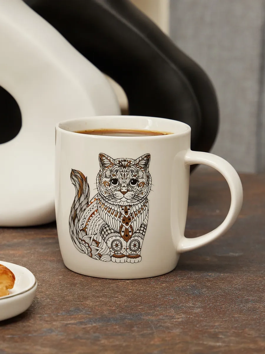 Lefard Çay Ve Kahve İçin Porselen Kupa 350 Ml 164707820 Siyah