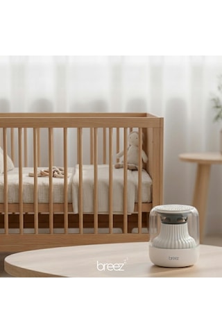 Breez Mini Beyaz Gürültü Makinesi Pışpışlı Ninnili Radyasyon Içermeyen Uyku Arkadaşı