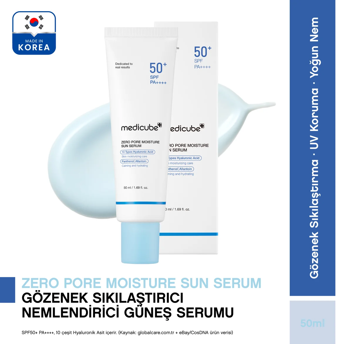 Medicube Zero Pore Moisture Sun Serum