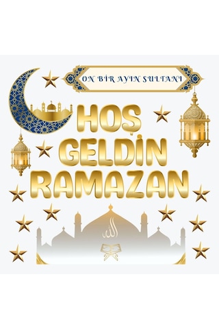 Hoş Geldin Ramazan Ev Okul Duvar Süsü