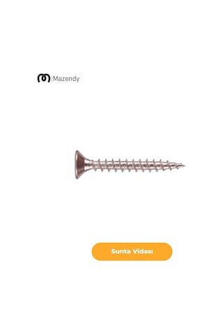 Sunta Vidası Galvanizli 6x100 Mm 500 Adet -