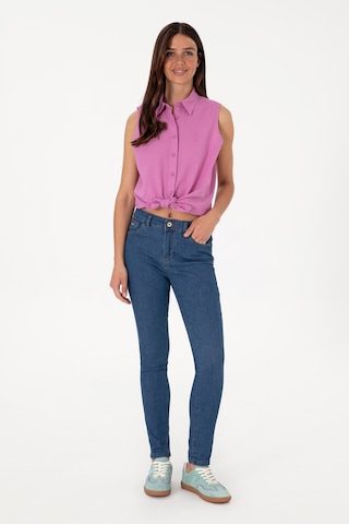U.S. Polo Assn. U.s. Polo Assn. Kadın Koyu Mavi Pantolon Jean 50297557-dn0023 Dark Blue
