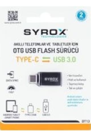 Syrox Syx-Dt13 Usb-3.0 Den Type-C Dönüştürücü Otg