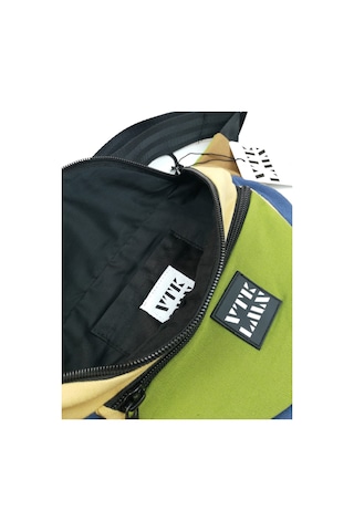 Vatkalimon Unisex Renkli Yeşil Omuz ve Bel Çantası