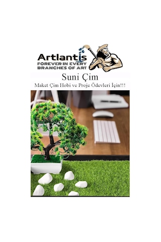 Yapay Çim A3 30x40 Cm 5 Adet A3 Boyutunda Maket Çim Dekorati Yapay Çim Halı Teraryum Suni Çim 30 x 40