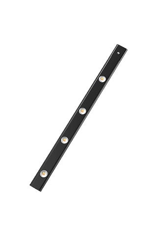 Upway 50 Cm Şarjlı Sensörlü Led Işık Bar 3 Renk Mercekli Tezgah Dolap Merdiven Lambası Siyah