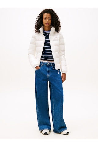 Tommy Jeans Ekru Kadın Mont Dw0dw21618ybl-11328 Ekru