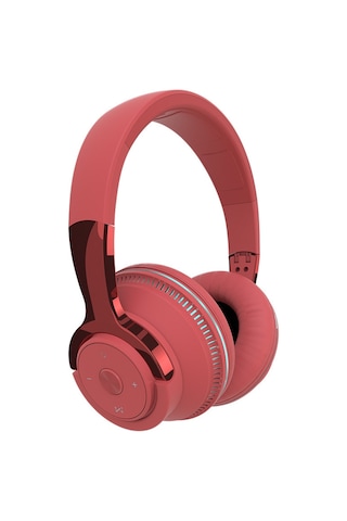 Parlayan Kafa Bluetooth Kulaklık Kablosuz Oyun Her Şey Dahil Kedi Kulak Kulaklık Red