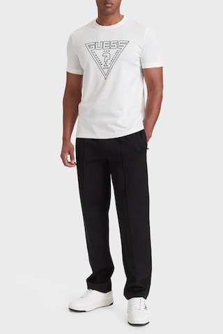 Guess Miken Pamuklu Regular Fit Bisiklet Yaka T Shirt Z6yı20k5016 Erkek T Shirt Z6yı20 K5016 G018 Beyaz