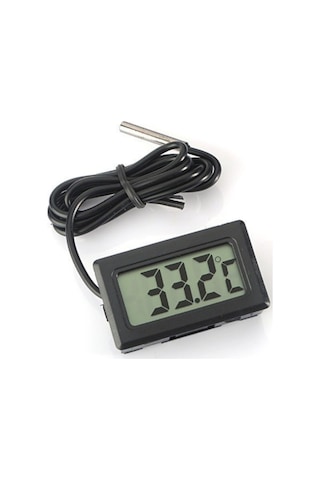 3 Metre Problu Dijital Iç Veya Dış Sıcaklık Ölçer Ev Termometre