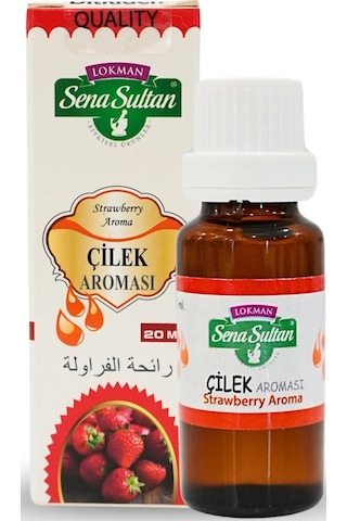 Çilek Yağı Esansiyel Uçucu Aromatik Yağ 20 Ml, Lokman Sena Sultan 20 ML