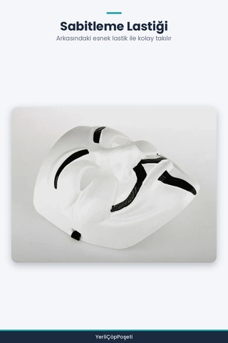 Maske 12'li Paket - Plastik Yetişkin
