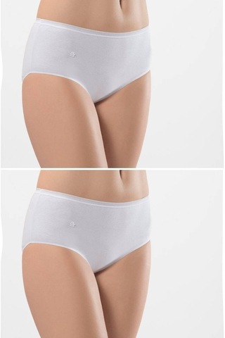 Türen Kadın Ribanalı Dikişsiz 2li Pamuklu Bikini Külot 001
