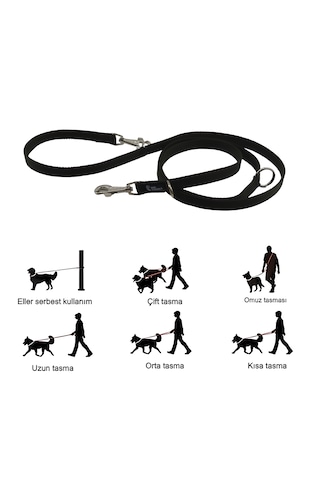 Çok Amaçlı Ayarlanabilir Köpek Gezdirme İpi Tasması Haki