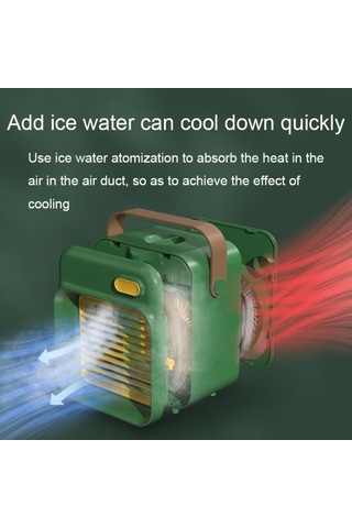 F05 Usb Taşınabilir Mini Çok Fonksiyonlu Sprey Soğutma Fanı, Özellik: Eklenti Modeli Beyaz , Boyut:eklenti Modeli Beyaz