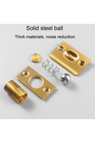 Sones Ev Paslanmaz Çelik Ve Bakır Kapı Zıplama Kilidi, Renk: Altın