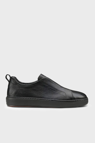 Santoni Deri Sneaker Ayakkabı Erkek Ayakkabı Mbcd22211neatckan01 Siyah