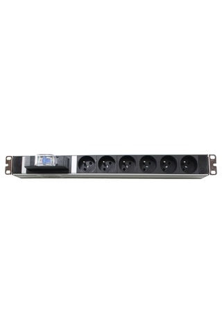 Amp Connect 19 İnç 1U 6 Çıkş Ups Fransız Otomatik Sigortalı