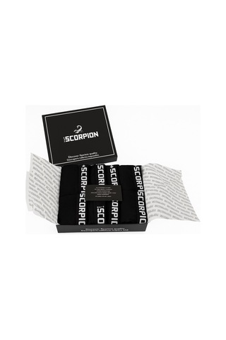 Erkekler İçin %95 Pamuk %5 Elastan Likralı Siyah - Gri - Antrasit Boxer 6 Lı Özel Kutu Çok Renkli