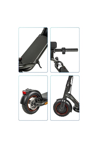 Electroll N85 Elektrikli Scooter Yenilikçi Teknoloji, Güvenli S Siyah
