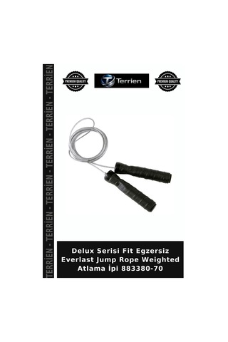 Delux Serisi Fit Egzersiz Everlast Jump Rope Weighted Atlama İpi 883380-70