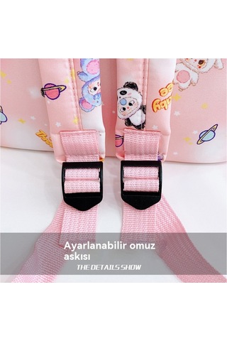 Sevimli Karikatürlü Sırt Çantası, Anaokullu İçin Hafif Ve Büyük Kapasiteli Portakal