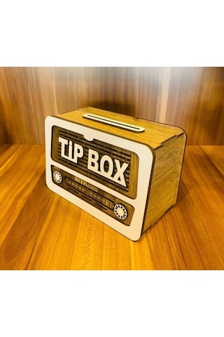 Myk Hediye Ve Sanat Tip Box Bahşiş Kutusu Kumbara 2 Adet Kumbara