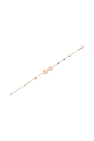 Tektaş - Altın 14 Ayar Sonsuzluk Bileklik N11.2148 Sarı Altın