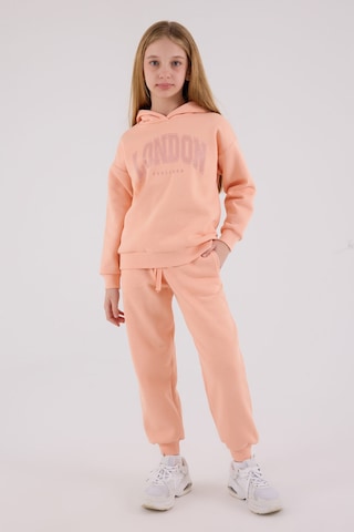 Rolypoly Kız Çocuk Turuncu Eşofman Takımı Rp3691-c-v3 Turuncu