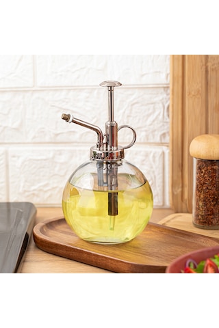 Perotti 15729 350 Ml Cam Yağlık Sirkelik Yağdanlık Şişesi Gri