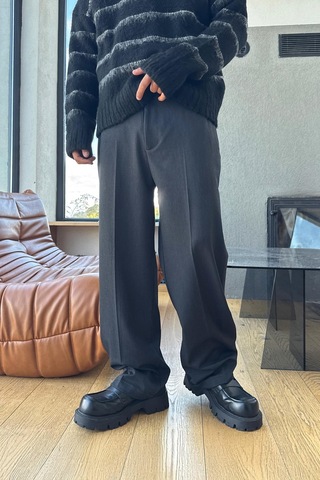 Flaw Basic Kumaş Pantolon Antrasit Antrasit