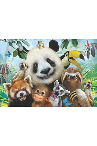 Anatolian Hayvanat Bahçesi Selfie 500 Parça Puzzle zoo Selfie