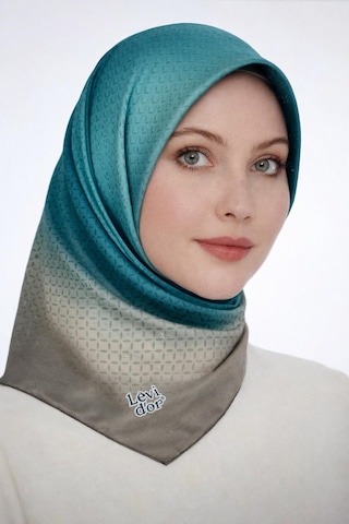 Levidor Lotus Desen Eşarp - 06105 Renkli-13